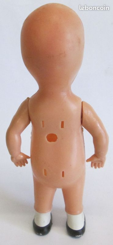 Grand Baigneur Ancien PetitCollin France - Celluloïd - 45cm - Années 1950 - Bon état