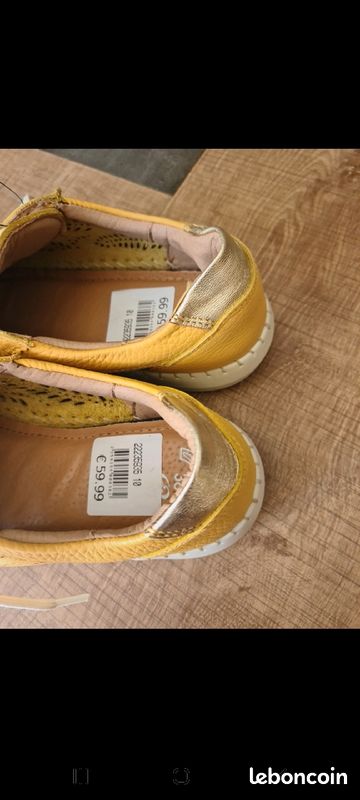 Chaussure Femme jaune Olga Manho (image 2)