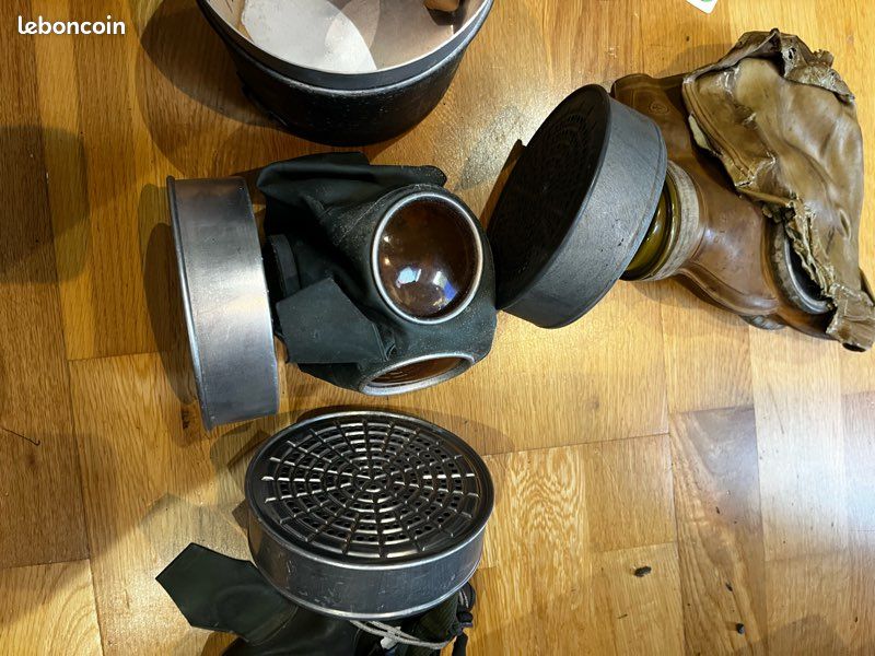 Masque à gaz défense passive allemand (image 7)