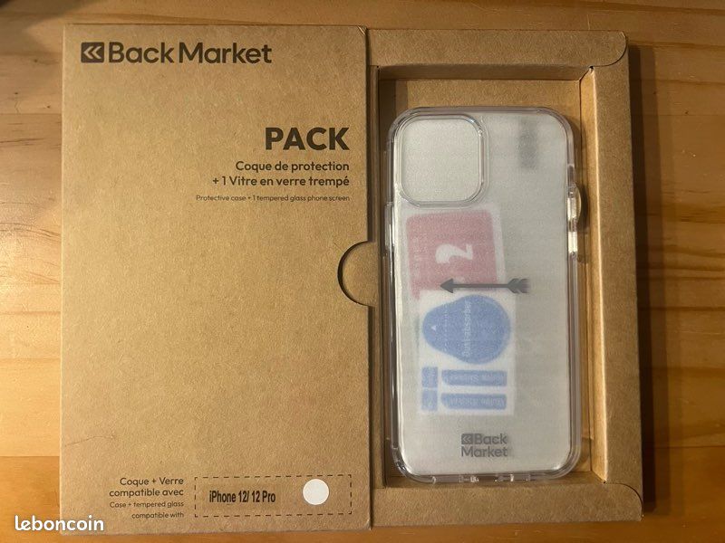 Coque + verre trempé iPhone 12/12 pro (image 1)