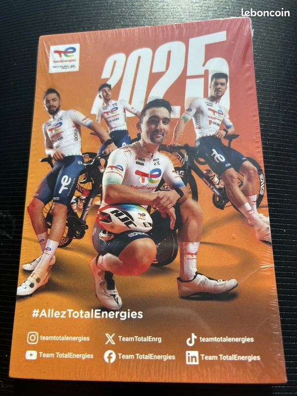 Lot Complet De Cartes Postales TOTAL ENERGIE Tour De France 2025 - Collection Vélo