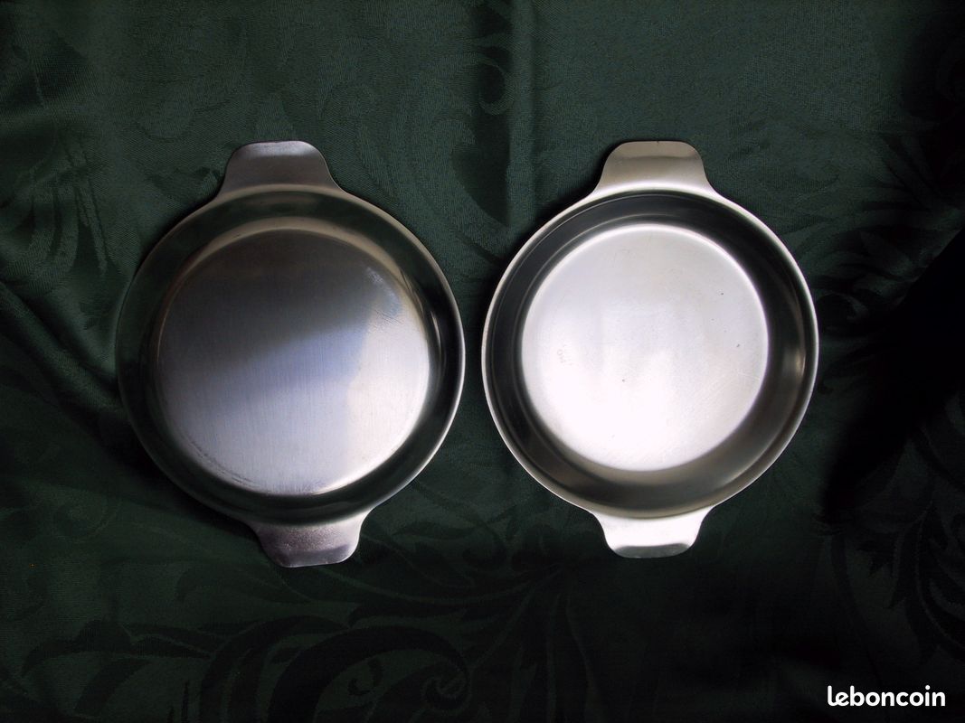 Assiettes Diverses INOX -- Années 80 (image 5)
