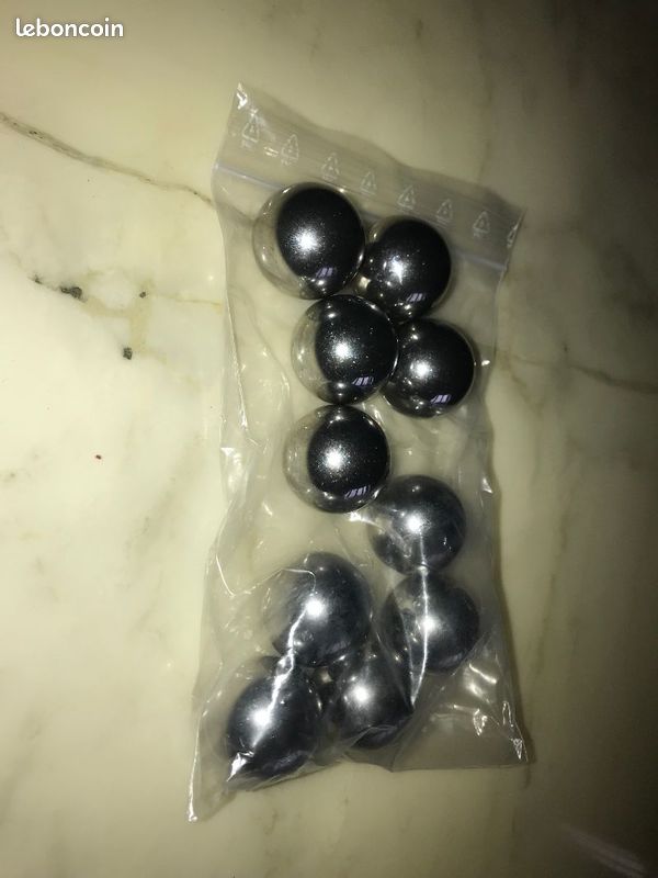 Lot de 10 Billes ( boules ) de flipper de Haute qualité taille standard,1-1/16 pour tous les flippers à aimants (image 6)