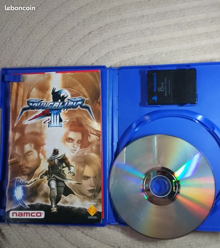Soulcalibur III Sur PS2 – PAL Complet – Bon état – Jeu De Combat NAMCO