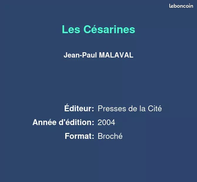 Les Césarines - Jean-Paul MALAVAL (image 2)