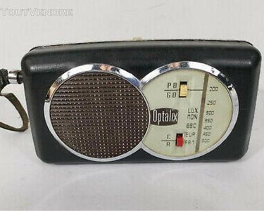 Radio Vintage OPTALIX 200 - Fabriquée En France - Piles Spéciales (non Testée)
