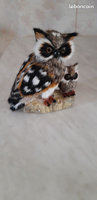 Statuettes chouettes hibou de la sagesse bronze. Le secret du bonheur