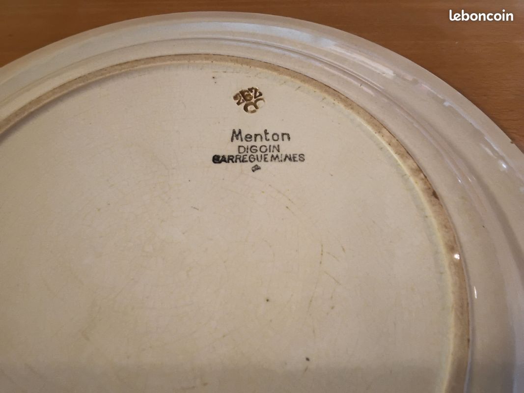 Plat ancien digoin Sarreguemines (image 3)