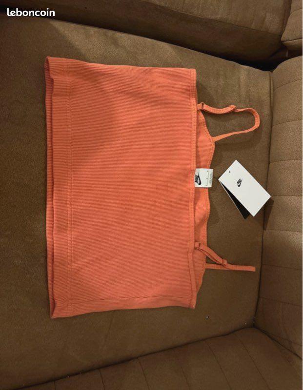 Débardeur Femme Steve Madden En Coton, Couleur Corail, Taille S (neuf Avec étiquettes)
