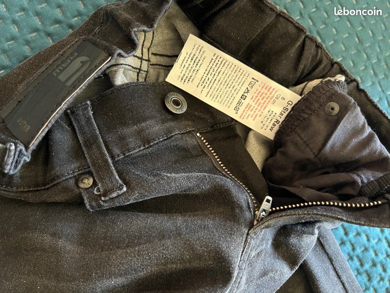 Jeans G-star Noir 8 ans (image 1)