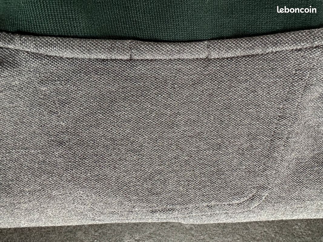 Polo Hugo Boss - Regular fit - XXL - Manches longues - Gris motifs vert (image 15)