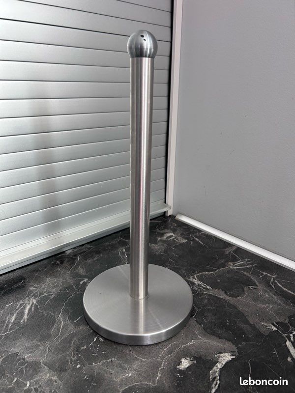 Porte-rouleau papier essuie-tout inox brossé (image 1)