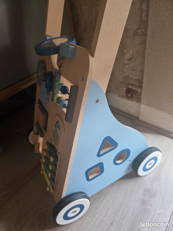 Chariot de marche en bois Vertbaudet neuf (image 2)