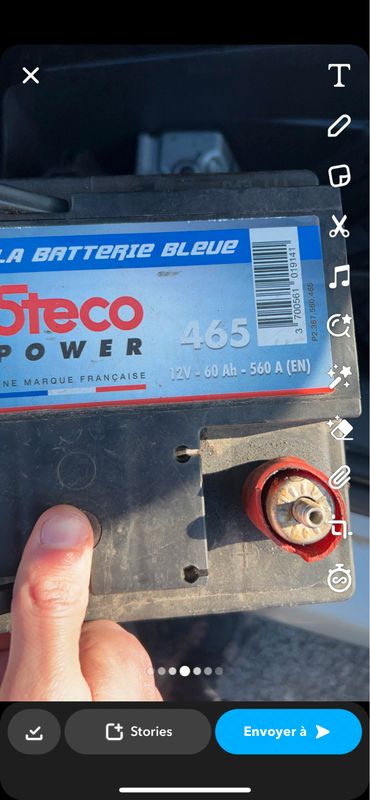  Steco Batterie 12V 60Ah 560A 465