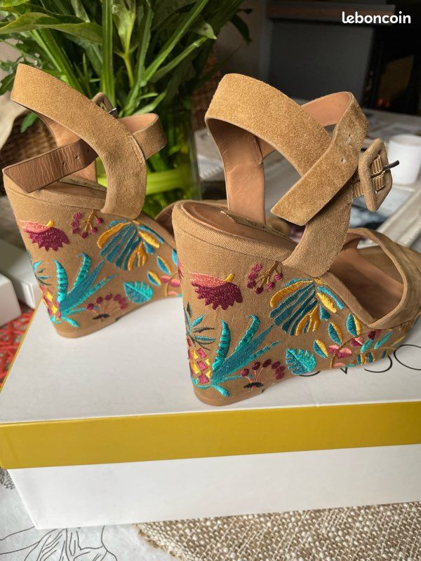 Sandales compensées Bocage 37 Chaussures