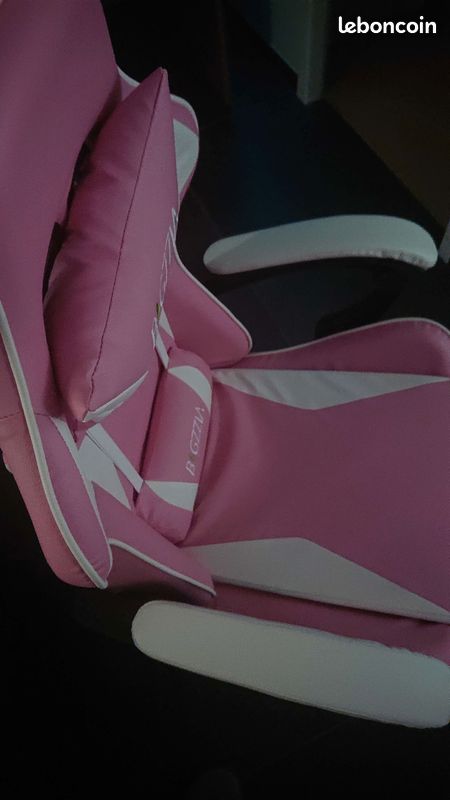 Chaise Gaming rose BIGZIA (image 2)