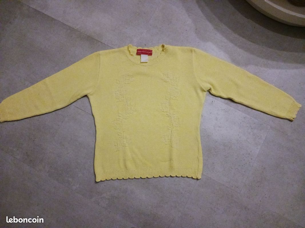 Pull En Coton Manoukian Taille XS/S, Couleur Camel, Neuf Avec étiquettes, Parfait Pour Un Look Décontracté