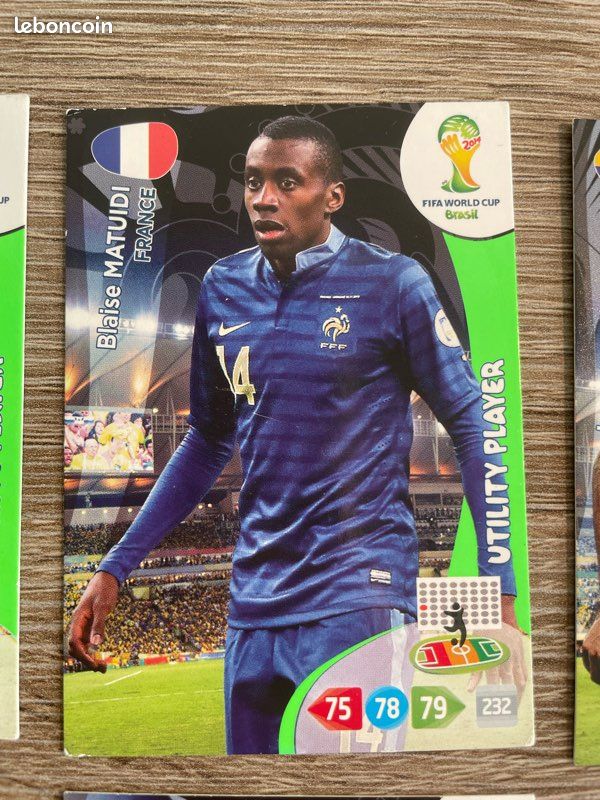 Cartes Panini football russie à l'unité à collectionner sportives