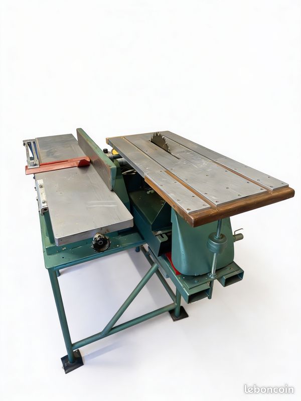Machines à bois Kity — Dégau-raboteuse 636 + Scie circulaire 617 sur table avec moteur (image 1)