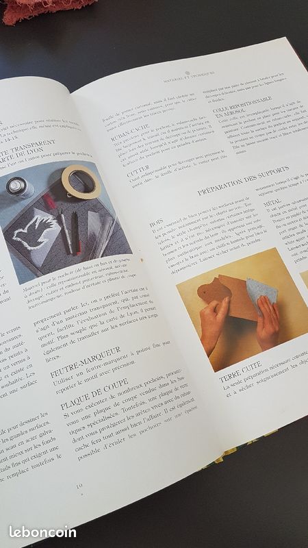 Livre pour relooking meubles decors peints ou pochoir très variés champêtres sur tous matériaux (image 3)