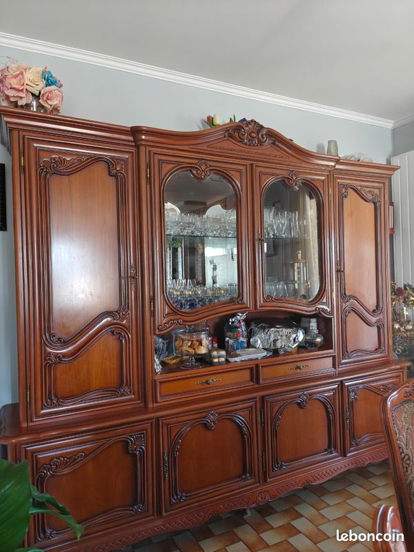 Living buffet merisier bois massif (image 1)