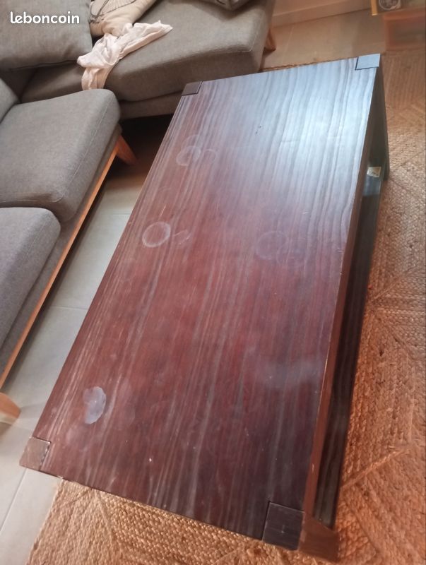 Table basse en bois massif (image 8)
