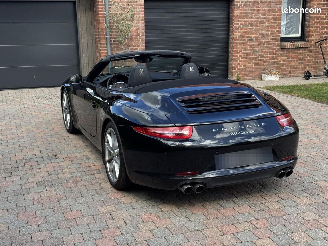 PORSCHE 911 991.1 Carrera Cabriolet - Immat FR - Chrono - Sport & Sport Plus - Suivi Porsche - Echappement Sport (image 6)