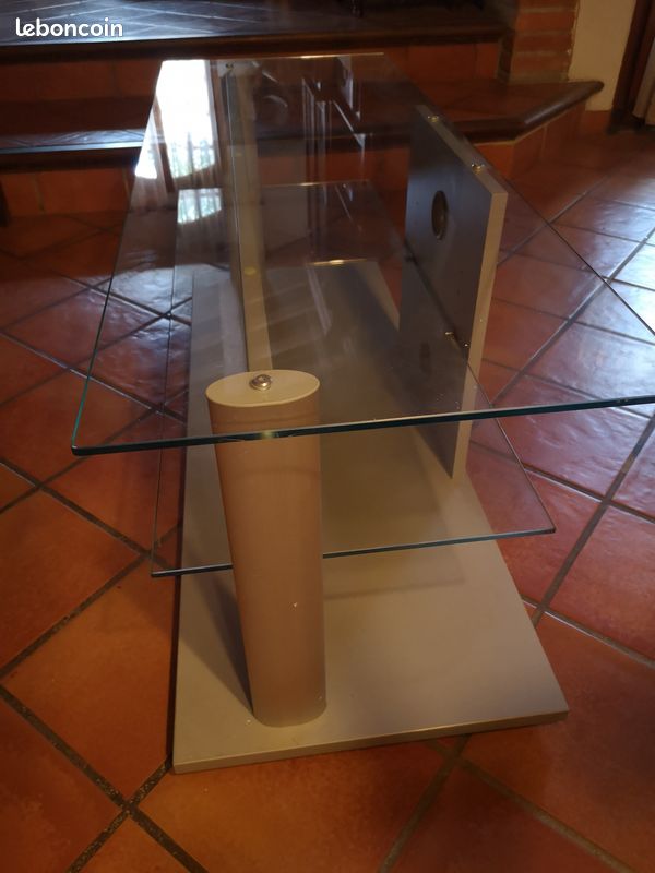 Meuble tv verre de 120cm (image 3)