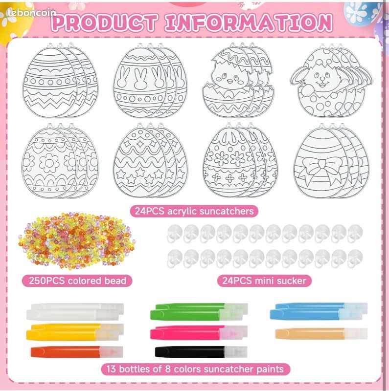 24 pcsOeufs de Paques, Oeufs de Paques à décorer, 24 x Oeufs en Plastique Suspendus avec Corde, Bricolage de Paques Blanc, avec 6 Pinceau, pour La Décoration et Les Cadeaux 24 pcsOeufs de Paques, Oeufs de Paques à décorer, 24 x Oeufs en Plastique Suspendus avec Corde, Bricolage de Paques Blanc, avec 6 Pinceau, pour La Décoration et Les Cadeaux
