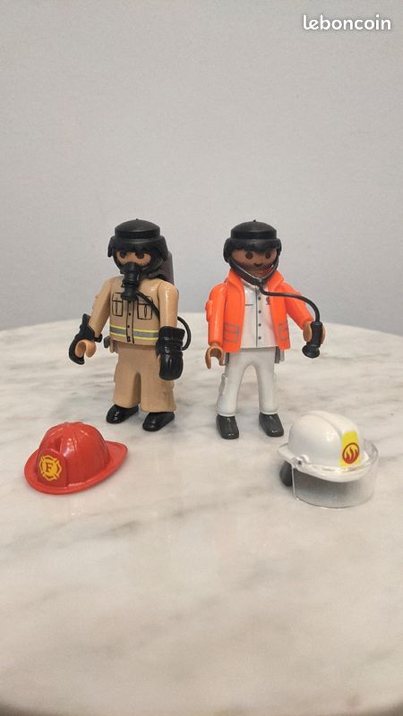 Playmobil lot de Pompiers avec voiture (image 5)