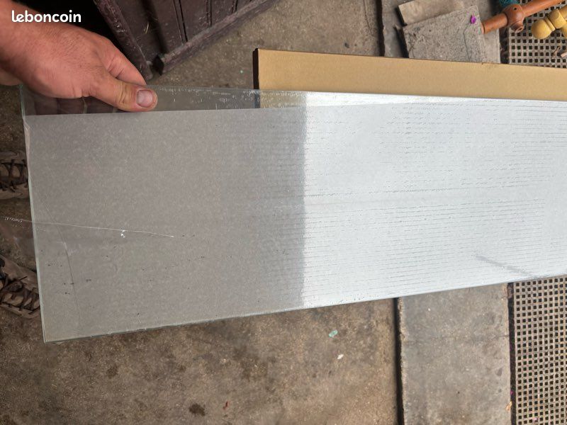 Lot de 2 tablettes en verre trempé (image 1)