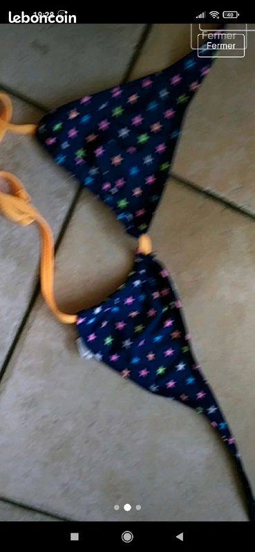 Maillot de bain fille 2pieces 12 ans (image 2)
