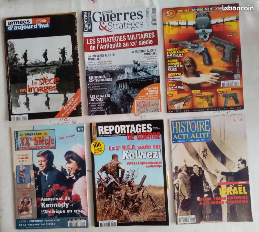 Lot Revue magazine histoire - guerres - armées françaises étrangères - analyses faits événements (image 8)