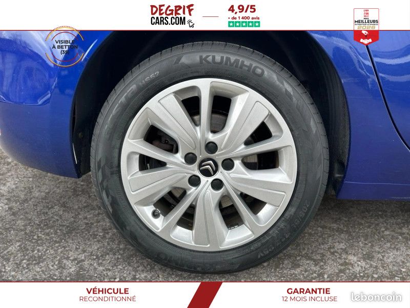 Citroën c4 spacetourer Grand 1.6 BlueHDi 120 EAT6 Shine 7 Places + GARANTIE 12 MOIS (image 12)