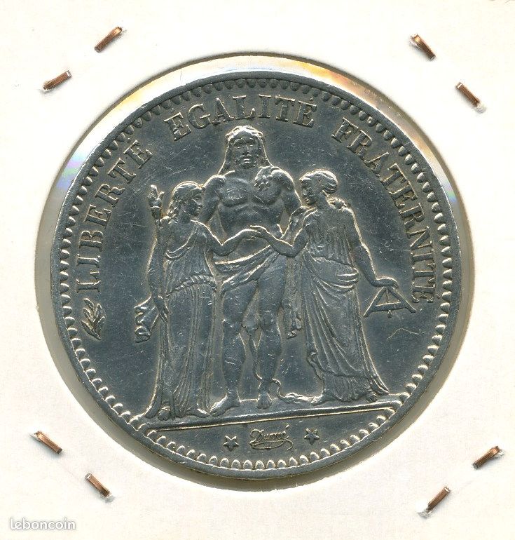 Ceinture En Pièces De 5 Francs Argent - 376,60 G - Style Vintage - Pièces Anciennes - Accessoire Unique