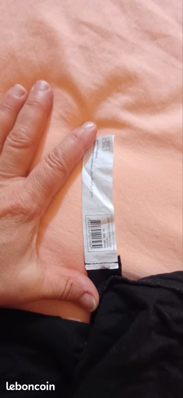 2 Cyclistes coton noir et blanc XXL neufs sans etiquettes (image 5)