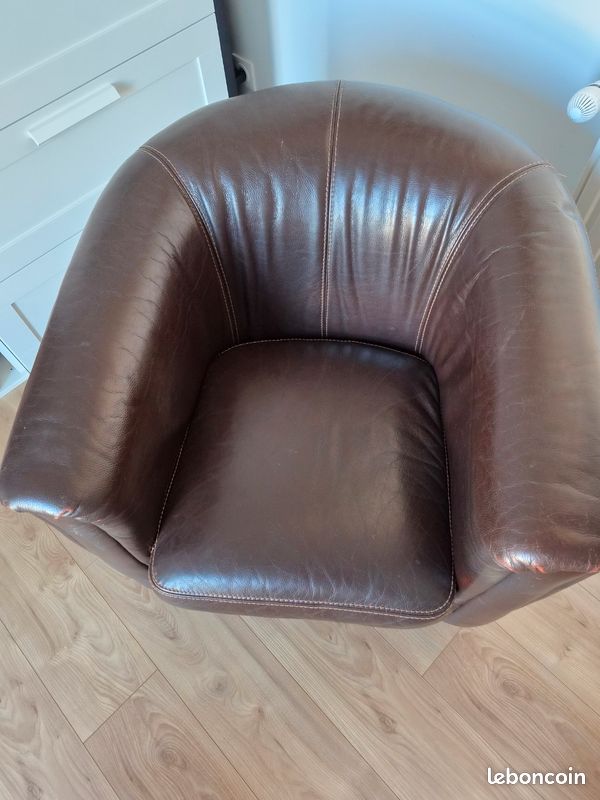 Fauteuil cuir center (image 3)