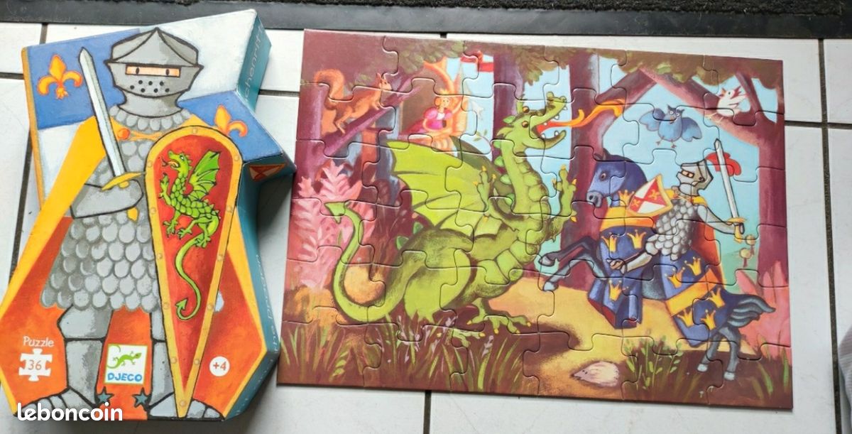 Puzzle chevalier djeco (image 2)