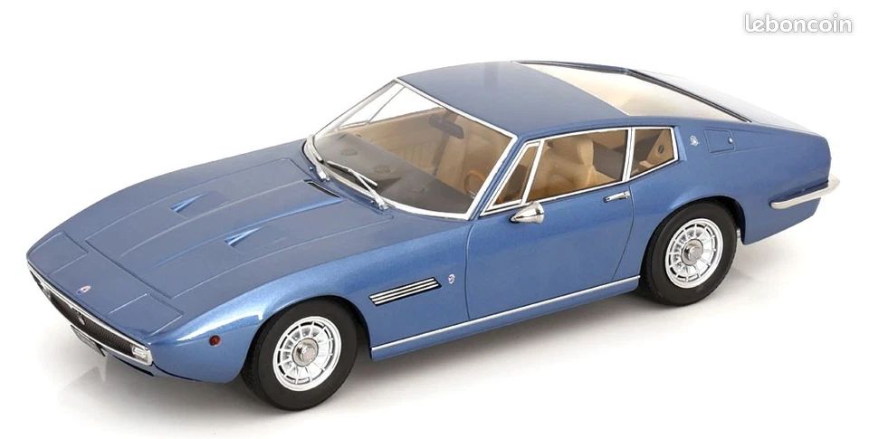 Maserati Ghibli 1969 – Miniature 1/18 KK-Scale Couleur Or, Neuve