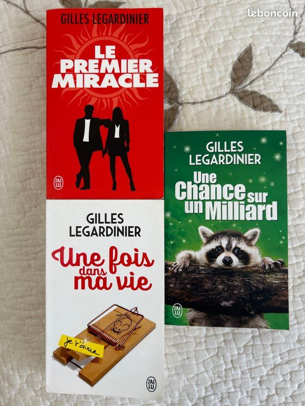 Lots de 3 livres romans de Gilles Legardinier (image 1)