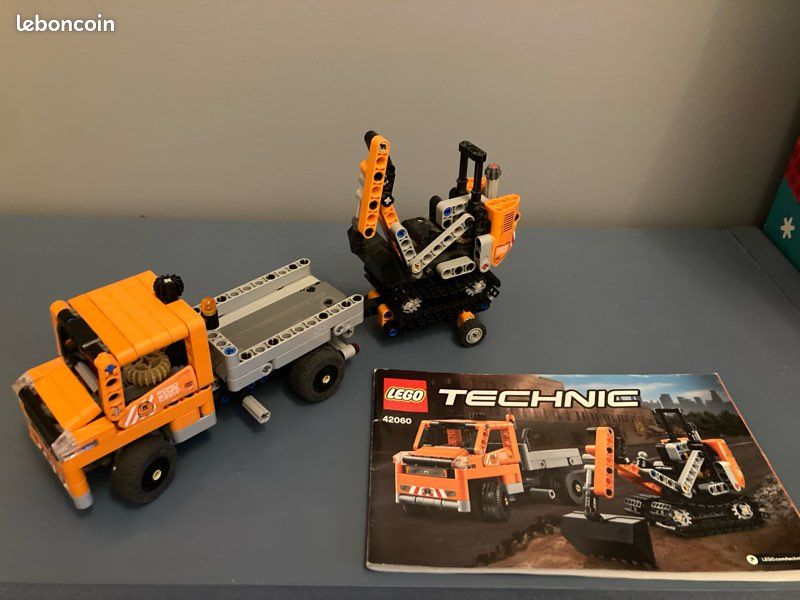 Lego Technic Roadwork Crew Truck Technic Lego 42060 USED LEGO