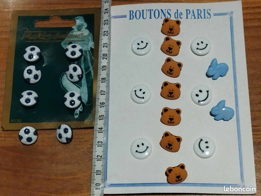 Lot boutons enfants / mercerie (image 1)