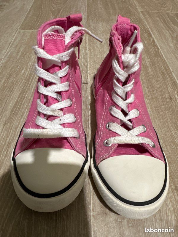 Baskets rose fille (image 1)