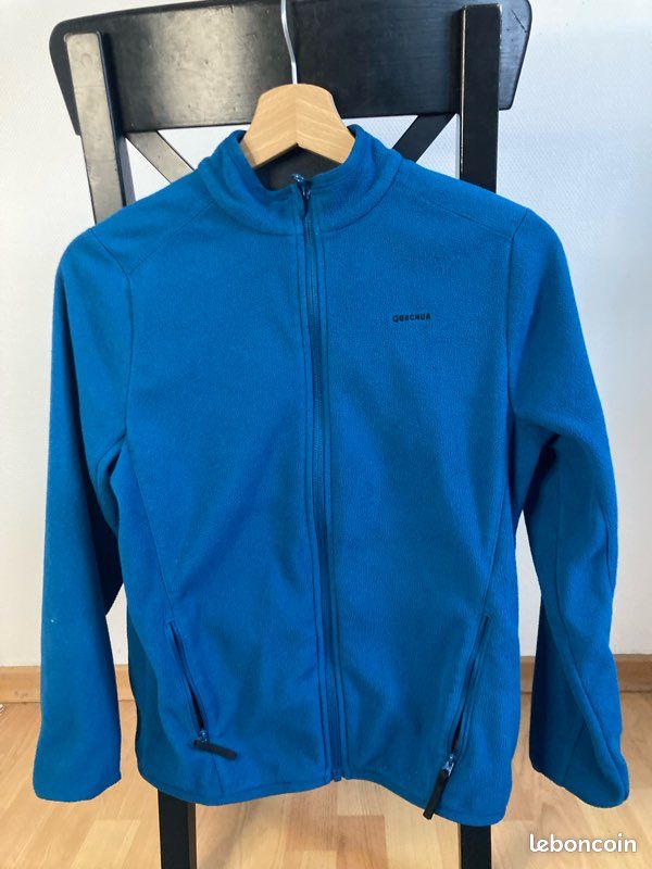 Veste polaire de randonnée enfant MH500 ZIP TW 12/13ans-151