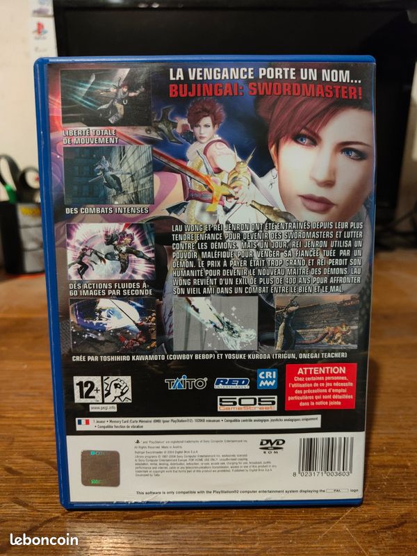 Test de Bujingai Swordmaster sur Sony Playstation 2