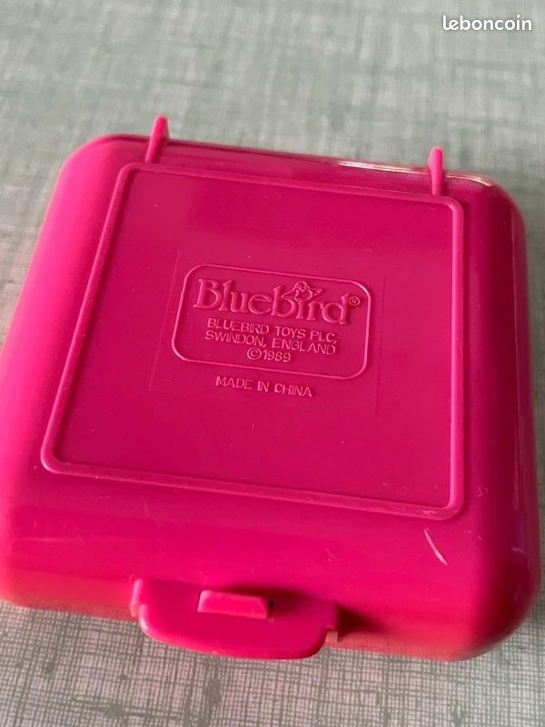 Polly Pocket party Time Surprise Bluebird 1989 rose un personnage figurine (image 5)