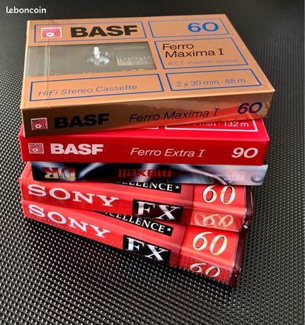 K7 audio vierge Sony 90 CDit I Neuf Sous Blister