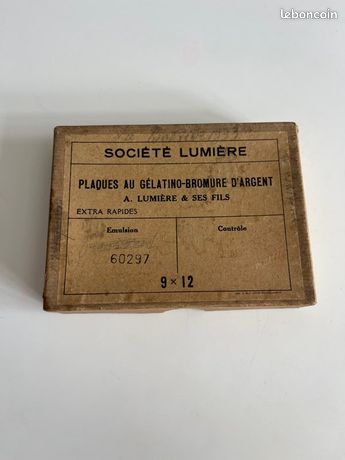 Lot de 22 Plaques Gélatino-Bromure d'Argent Neuves