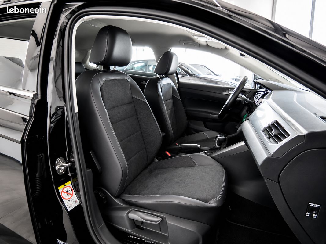Volkswagen Polo VI (2) 1.0 TSI 95 ch DSG7 Style - 1°Main - Origine France - Suivi Volkswagen - 25'250 km - Sièges AV chauffants - Digital Cockpit - Matrix Led - ACC - Jantes 16" (image 11)