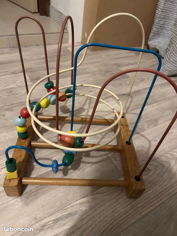 Grand boulier perle bois (image 1)